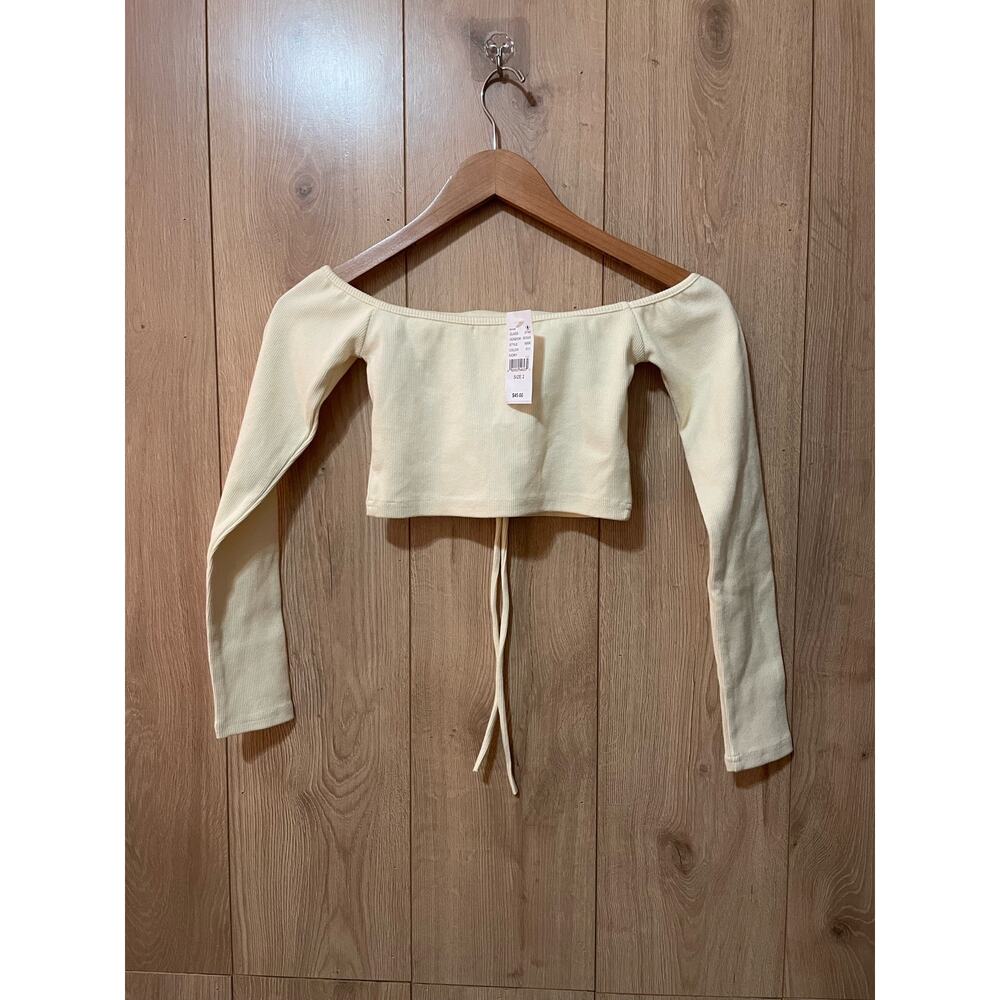 PepperMayo - Cold Shoulders top / Ivory / size 2 / NWT - Picture 2 of 6